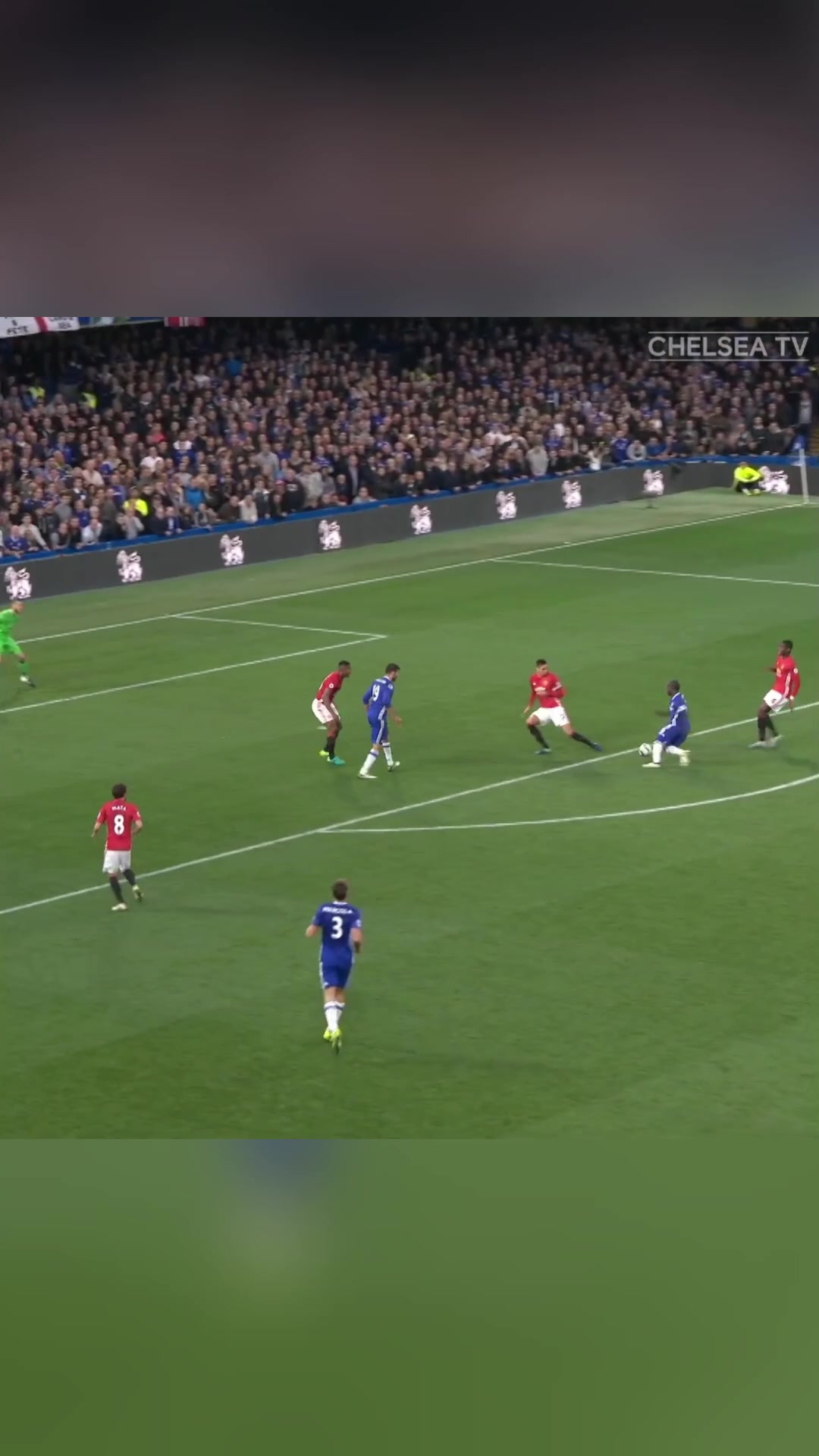 谁能想到防守悍将坎特变身前锋戏耍斯莫林攻破曼联