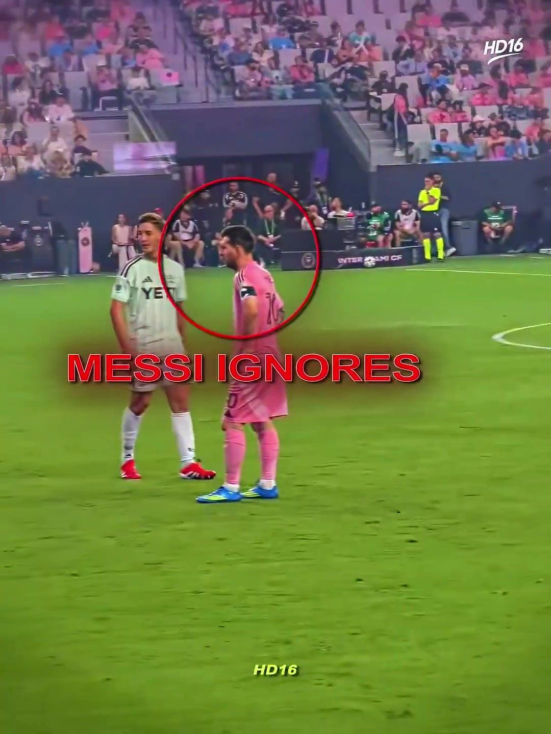 圆梦了女网红和梅西握手后的反应